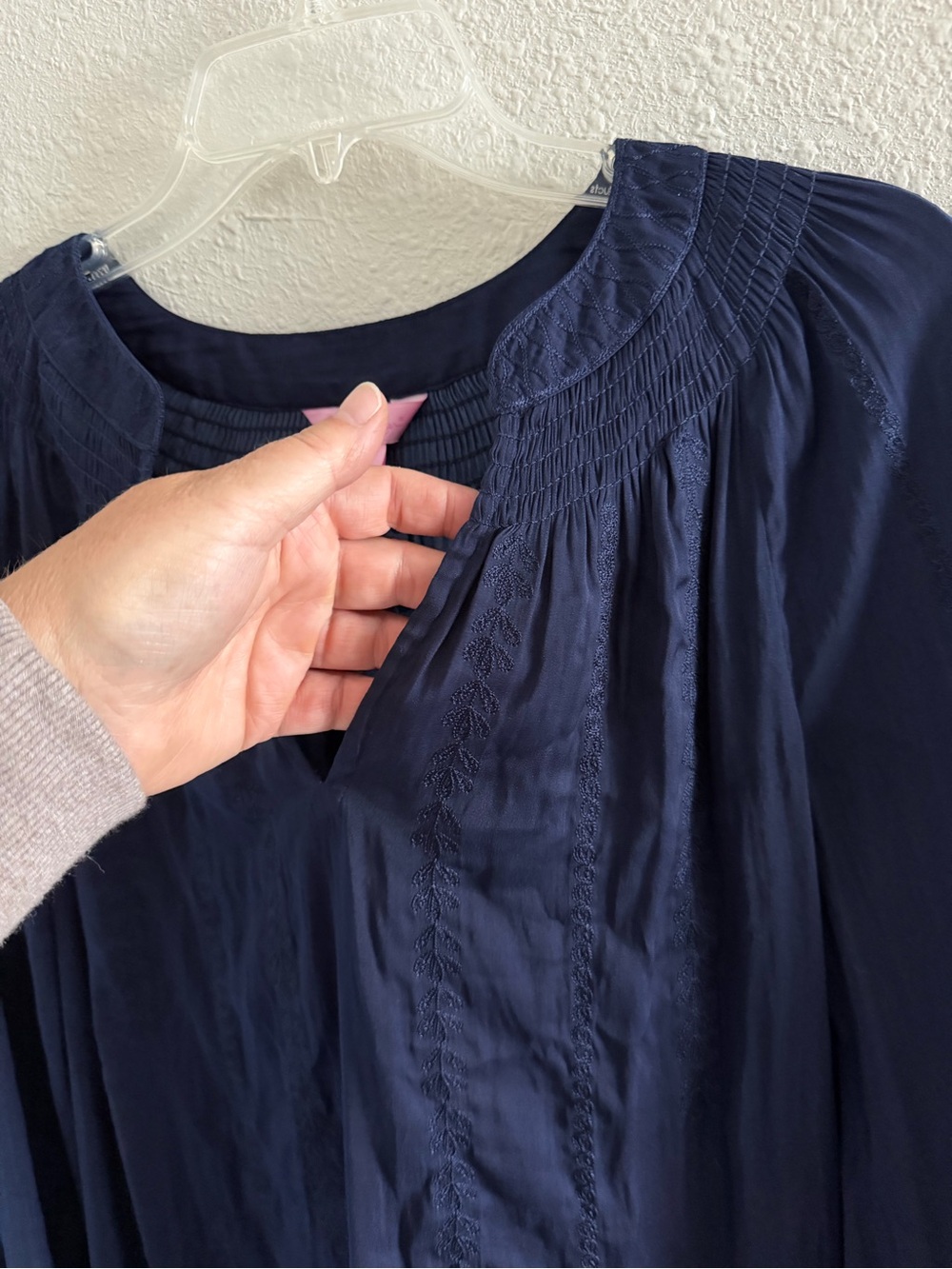 Navy Blue Lilly Pulitzer Tunic Top - Picture 5 of 9